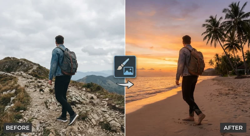 Изменить Фон Изображения