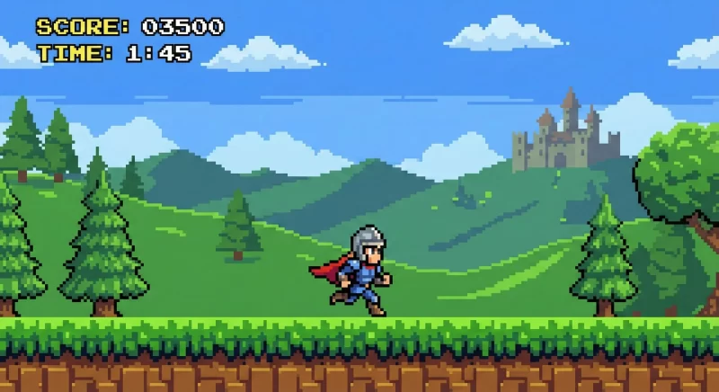 Персонаж 16-битной видеоигры