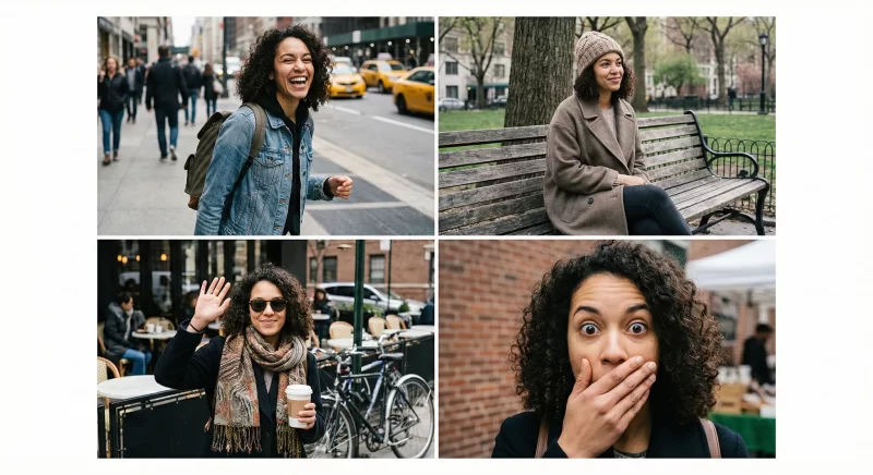 Портреты в стиле кэжуал на городских улицах